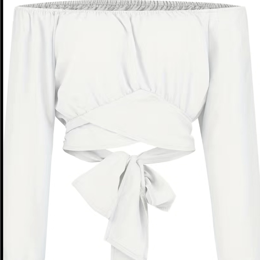 Brand new, never worn crop blouse. Cute for all occasions!